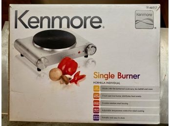 Kenmore WG1303 Portable Single Burner Hot Plate