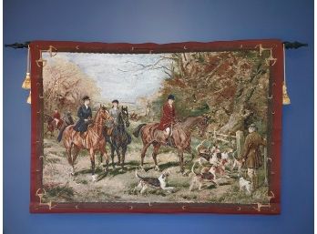 Chris Madden, Fox Hunt Equestrian Wall Tapestry