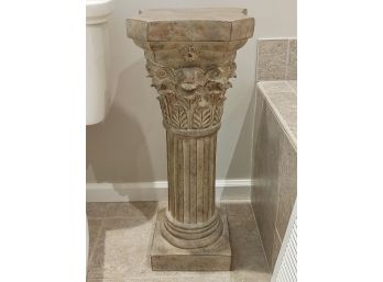 Faux Corinthian Column Plant Stand