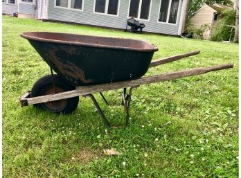 Metal Wheelbarrow