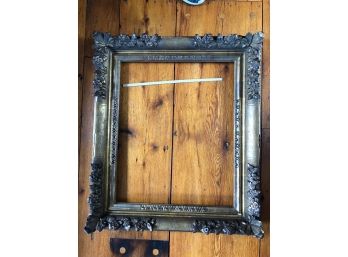 Wood And Plaster Gilt Frame