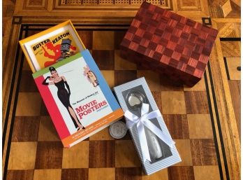 Hodge Podge - Small Wood Box, Scoop Of Love, And Note Cards