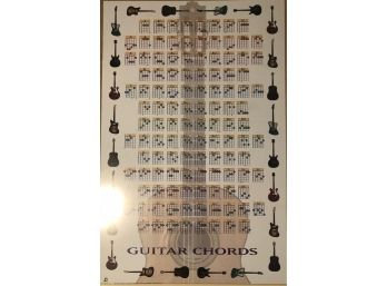 Guitar Chord Poster 36x23