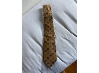 Wathne Silk Tie - Fly Fishing Theme - New