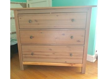 3-drawer Chest, Light Gray Stained