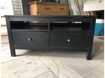 Ikea Black Wood Media Console