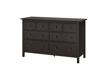 Black Ikea 8 Drawer Dresser