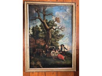 Antique Oil On Canvas, Signature Not Detected - Framed