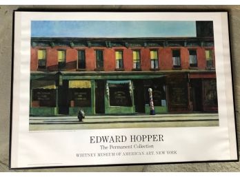 A Pair Of Edward Hopper Posters From The Whitney