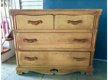 Vintage Rustic Maple Dresser