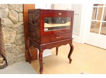 Mahogany Thompson Company Cigar Humidifier