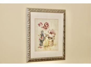 Framed Still Life Print Of Roses By Cheri Blum