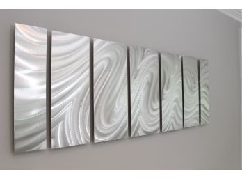 Seven Panel Modern Metal Wall Art