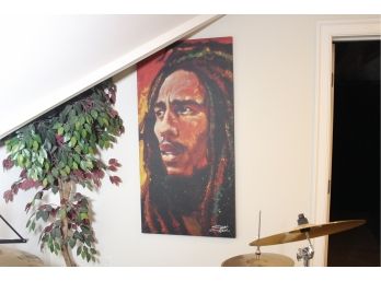 Bob Marley Canvas Wall Print By Stephen Fishwick