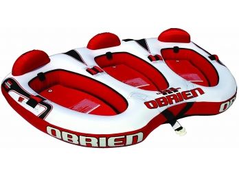 OBrien Wake Warrior 3 Inflatable 3 Person Towable Boat Water Tube Raft