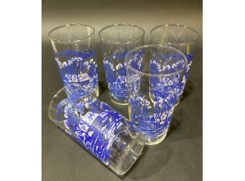 Vintage Cabin Scene Tumblers