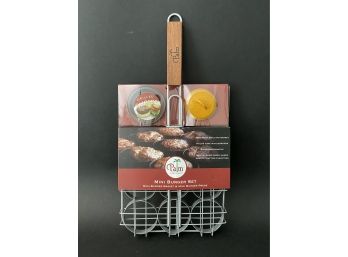 Palm Restaurant Mini-Burger Grill Set, NIP