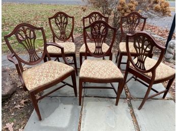 Weekend Project: Antique Shield Back Dining Chairs