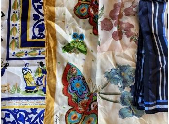 A Selection Of Beautiful Silk Scarves