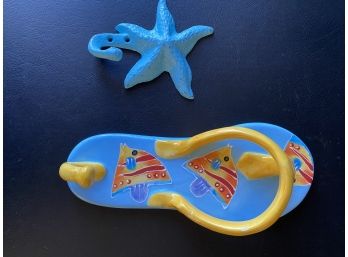 Whimsical, Beachy Towel Hooks