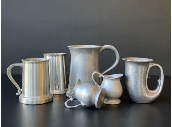 Vintage Pewter Steins & Wilton Armetale