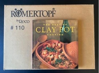 Romertopf #110 Clay Baker & Cook Book, New-in-Package!