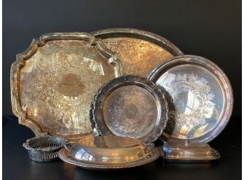 Silverplate Trays & Hostess Ware