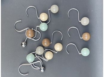 Two Sets Of Shower Curtain Hooks