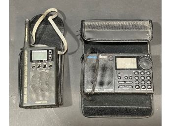 Two Vintage Grundig Handheld Radios