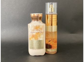 New/Sealed Package, Bath & Body Works Golden Sunflower Lotion & Fine Fragrance, 2 Of 6