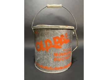 Vintage 1960s Old Pal Floating Minnow Bucket