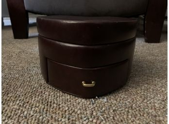 Leather Heart Jewelry Box