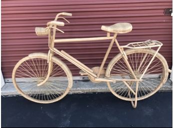 Unique Handcrafted Ornamental Bamboo Bicycle