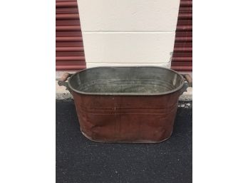 Antique Copper Bin