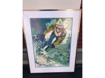 Le Roy Neiman Print Of Skier