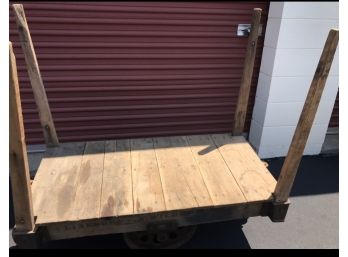 Antique Railroad Porter Cart   Made By Linneberry, North Wilkesboro, North Carolina