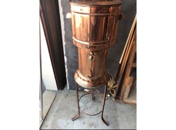 S. Biickman Inc.  Copper Antique Clam Steamer