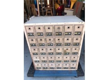 Unique, Hard To Find Antique Metal Post Office Boxes