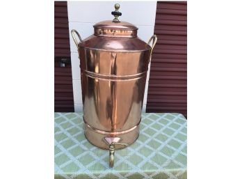 1930's Copper Coffee Urn.