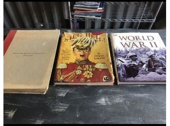 Three (3) World War Two Coffee Table Books