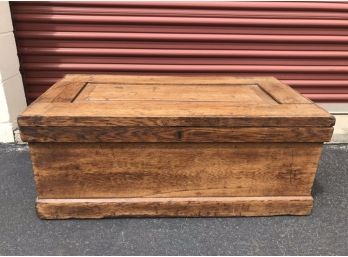 Beautiful Antique Wooden Storage Chest