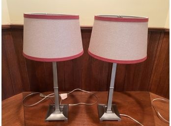 Modern Silver Lamps With Shede