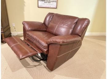 La Z Boy Leather Reclining Sofa - Oversized Chair, USA