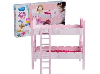 Wooden Doll Bunk Bed (Fits American Girl Dolls And Other 18' Dolls) By Svan