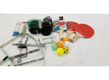 Lot Of Ping Pong/Table Tennis Supplies