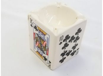 Vintage Playing Card Ash Tray