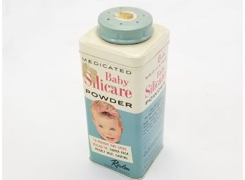 Vintage Can Revlon Medicated Baby Silicare Powder