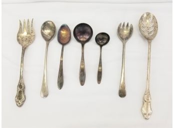 Mixed Lot Of Vintage Silver Plated Flatware