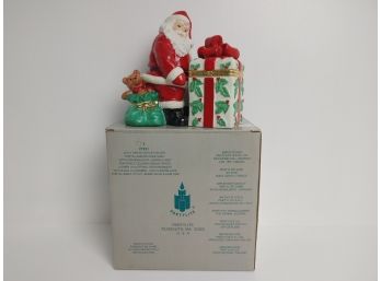 Jolly Santa Votive Holder