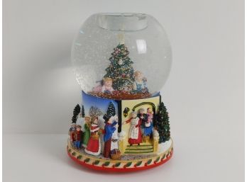 Partylite Christmas Morning Musical Tealight Globe